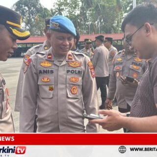 Propam Polres Nabire Gelar Gaktibplin, Periksa Kelengkapan dan Disiplin Anggota