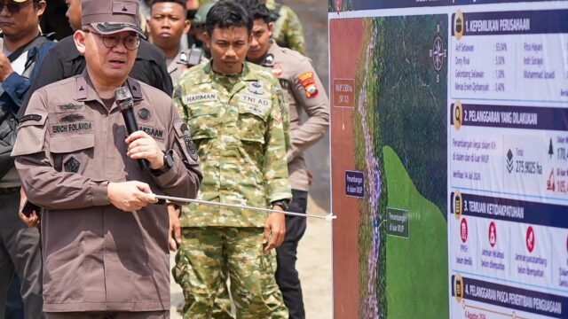 Satgas PKH Tertibkan Tambang Emas PT Kristalin Eka Lestari di Nabire Papua Tengah