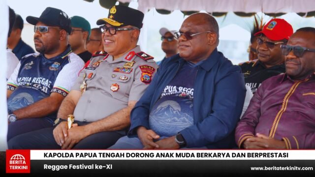 Reggae Festival ke-XI, Kapolda Papua Tengah Dorong Anak Muda Berkarya dan Berprestasi